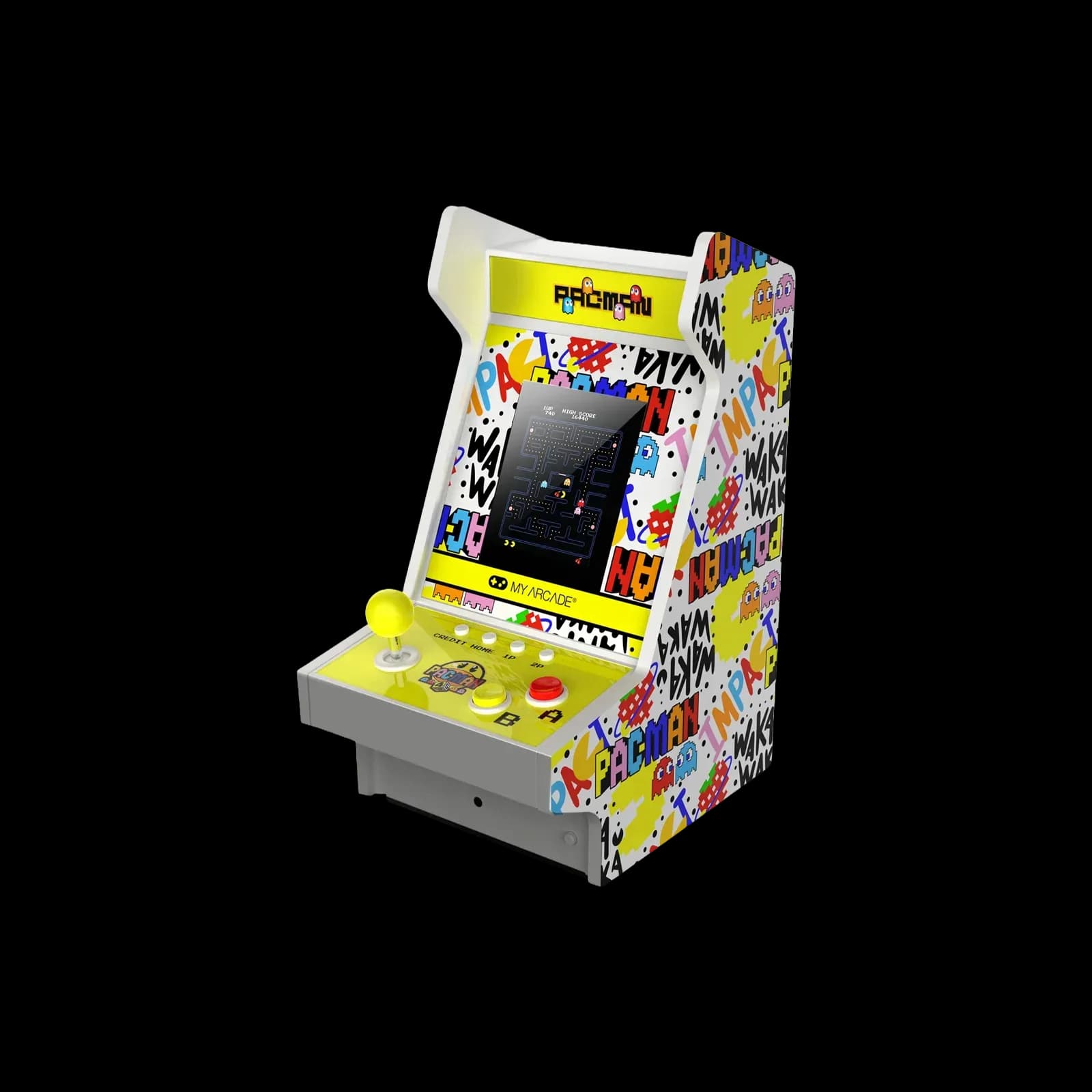 PAC-MAN Mighty Player - деревянный настольный кабинет как подарочный арт-объект